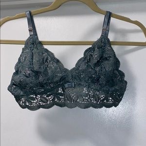 Sexy floral lace bralette size large